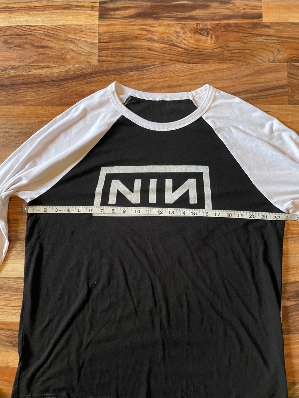 Nine Inch Nails 3/4 length sleeve tee size XL NIN - Picture 2 of 3